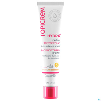 Topicrem hydra+ cr teintee eclat medium    40ml nf