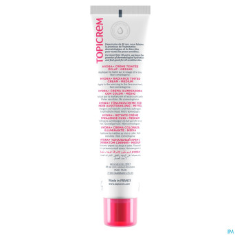 Topicrem hydra+ cr teintee eclat claire    40ml nf