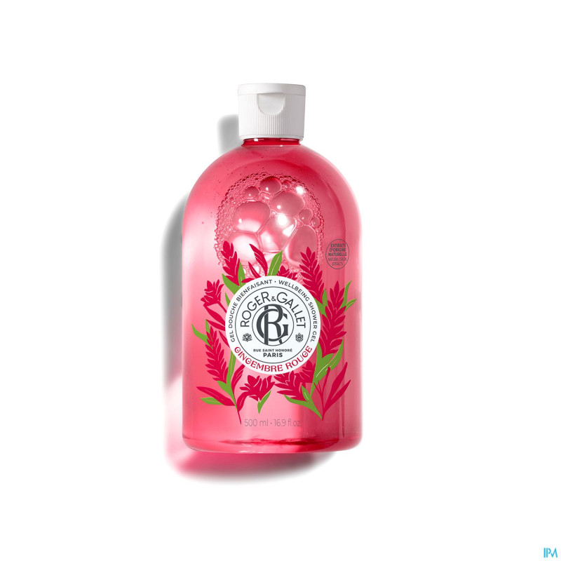 Roger&gallet gingembre rouge gel douche 500ml