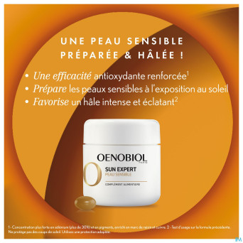Oenobiol sun expert peau sens. caps 2x30