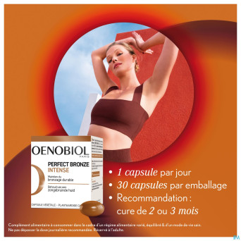 Oenobiol perfect bronze intense caps 2x30