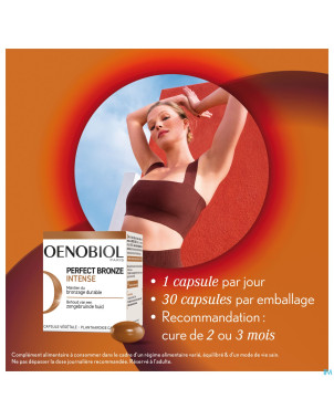Oenobiol perfect bronze intense caps 2x30