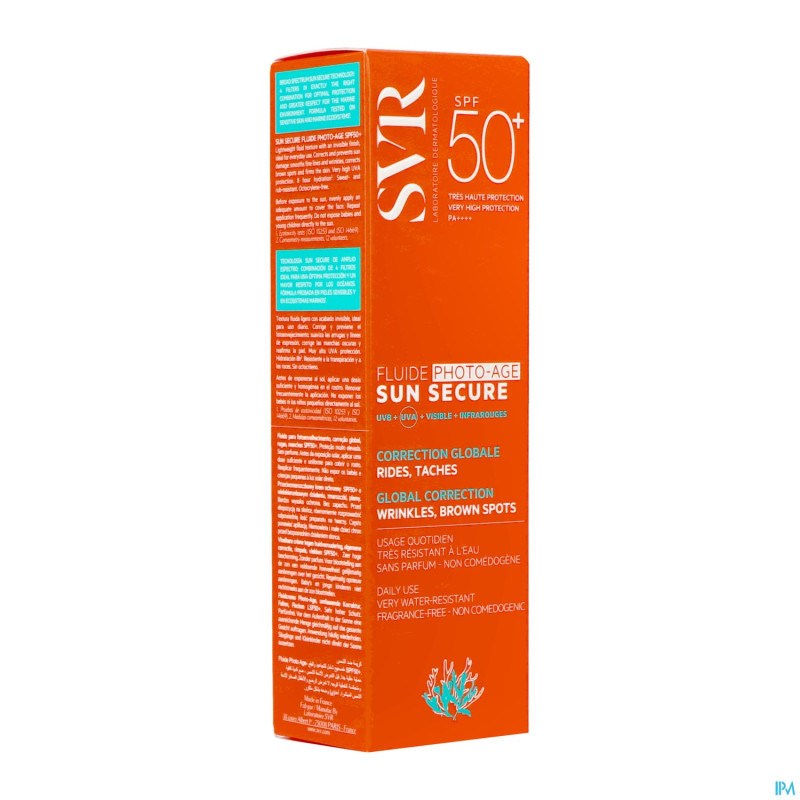 Svr sun secure fluide photo-age spf50+ 40ml