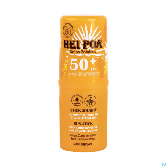 Hei poa stick soin solaire visage spf50+ 15g