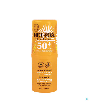 Hei poa stick soin solaire visage spf50+ 15g