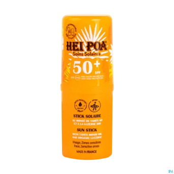 Hei poa stick soin solaire visage spf50+ 15g