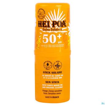 Hei poa stick soin solaire visage spf50+ 15g