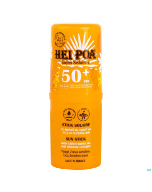 Hei poa stick soin solaire visage spf50+ 15g