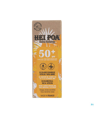 Hei poa eco recharge stick soin sol. vis.spf50+15g