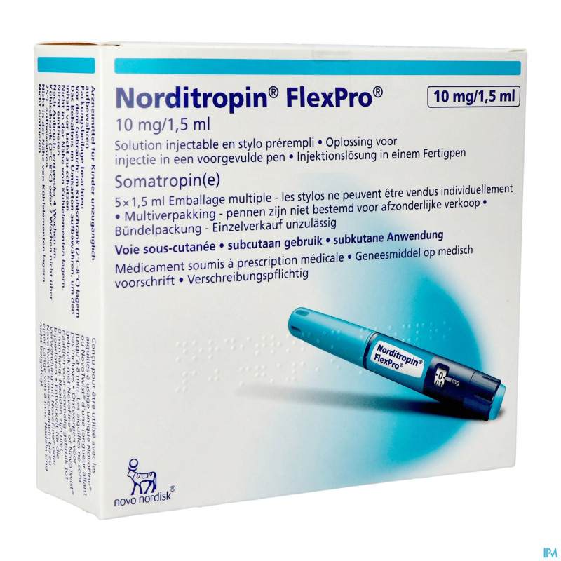 Norditropin flexpro10mg/1,5ml sol inj stylo prer.5