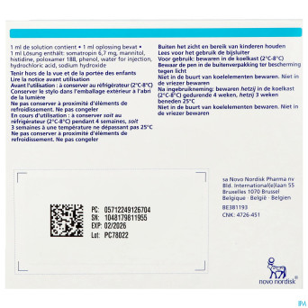 Norditropin flexpro10mg/1,5ml sol inj stylo prer.5