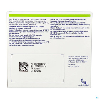 Norditropin flexpro15mg/1,5ml sol inj stylo prer.5