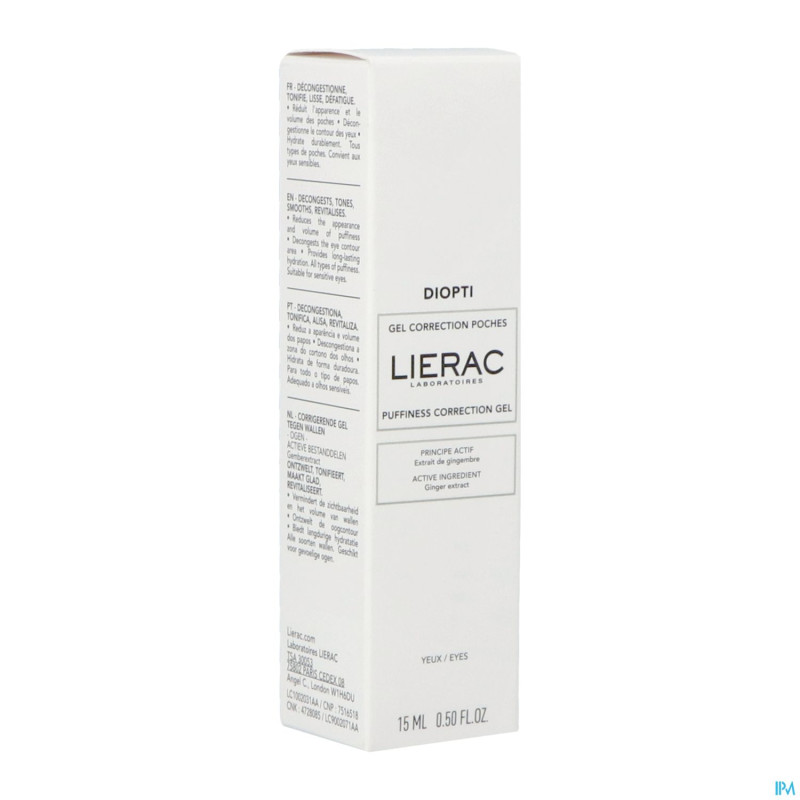 Lierac diopti poches tube  15ml