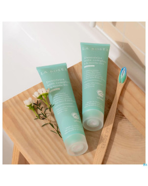 La rosee dentifrices 2x75ml+brosse dents gratuit