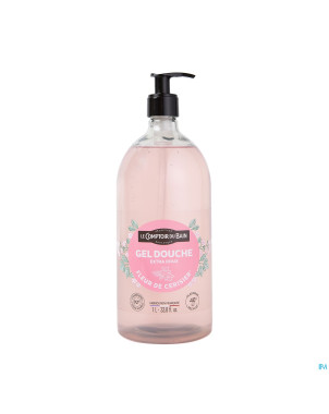 Le comptoir du bain gel douche fleur cerisier 1l