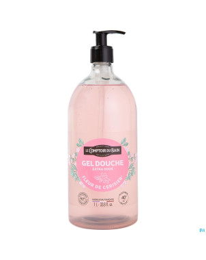 Le comptoir du bain gel douche fleur cerisier 1l