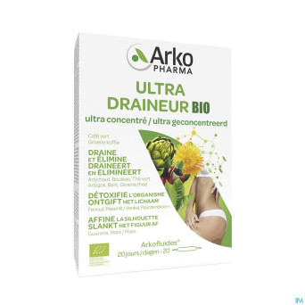 Arkofluides ultra draineur bio amp 20x10ml