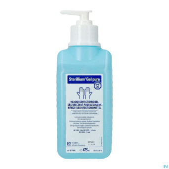Sterillium gel pur + pompe 475ml