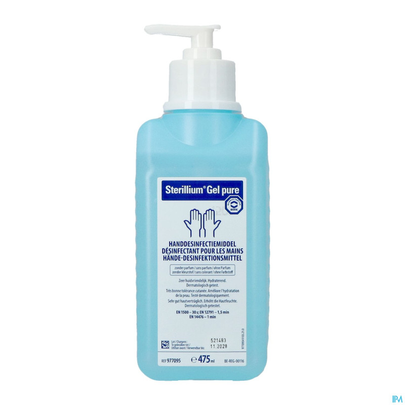 Sterillium gel pur + pompe 475ml
