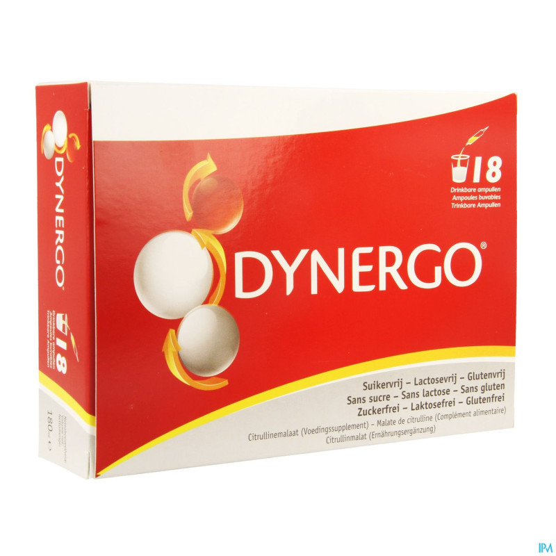 Dynergo amp buvable 18x10ml promo -20%