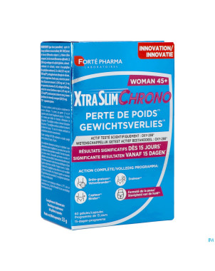 Xtraslim chrono woman 45+ caps 60