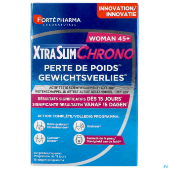 Xtraslim chrono woman 45+ caps 60