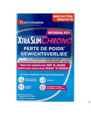 Xtraslim chrono woman 45+ caps 60