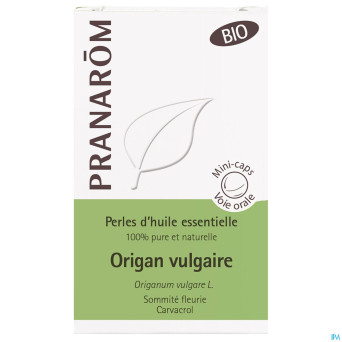Perles origan vulgaire bio hle ess caps60 pranarom