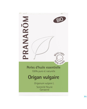 Perles origan vulgaire bio hle ess caps60 pranarom