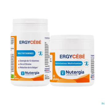 Ergycebe pack 3 mois + 1 gratuit caps 120
