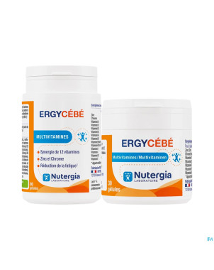 Ergycebe pack 3 mois + 1 gratuit caps 120
