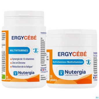 Ergycebe pack 3 mois + 1 gratuit caps 120