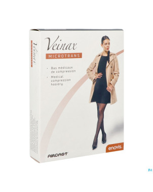 Veinax mi-bas femme microtrans 3 long beige t3
