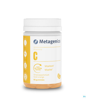 Vitamine c orange gummies 60 metagenics