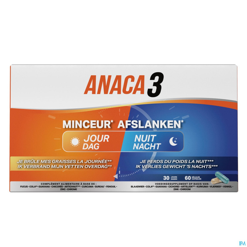 Anaca3 minceur jour&nuit caps 60