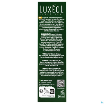 Luxeol serum a/chute progressive 50ml
