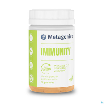 Immunity mandarine gummies 60 metagenics