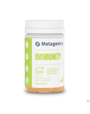 Immunity mandarine gummies 60 metagenics