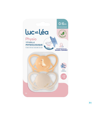 Luc&lea duo sucette physio air 0-6m oie