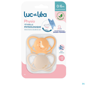 Luc&lea duo sucette physio air 0-6m oie