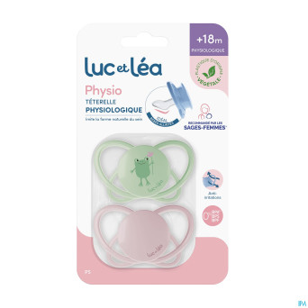 Luc&lea duo sucette physio air 18m+ grenouille