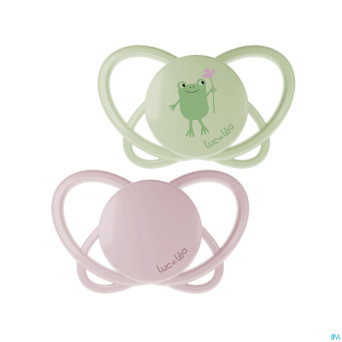 Luc&lea duo sucette physio air 18m+ grenouille
