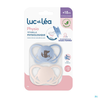 Luc&lea duo sucette physio air 18m+ loup