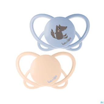 Luc&lea duo sucette physio air 18m+ loup