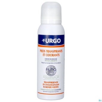 Urgo pieds transpirant&odorants filmo mousse 125ml