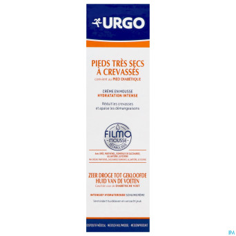 Urgo pieds tres secs crevasses filmo mousse 125ml