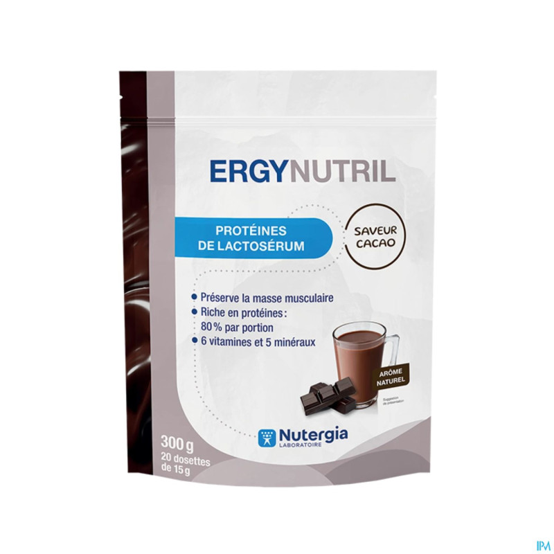Ergynutril protein lactoserum cacao pdr 300g