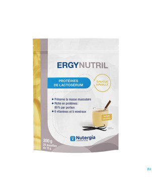 Ergynutril protein lactoserum vanille pdr 300g