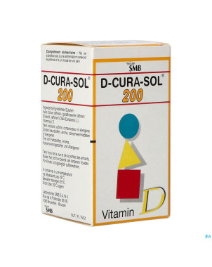 D-cura sol 200ui fl 10ml nf