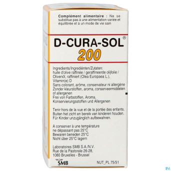 D-cura sol 200ui fl 10ml nf